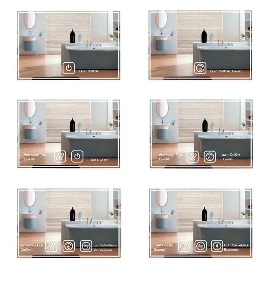 wall mounted iluminated mirror 1